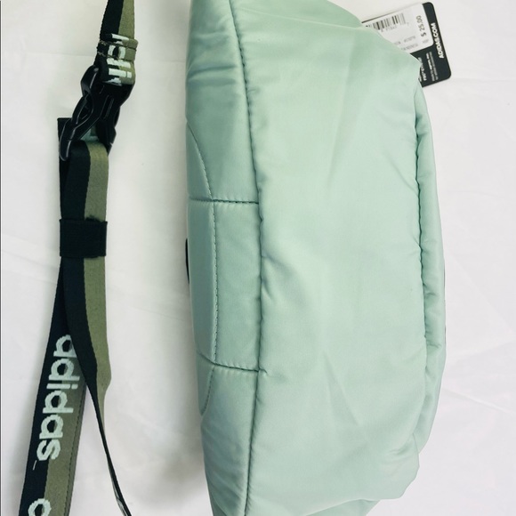 Adidas Core Waist Pack Sport Pouch bag Green/Black - Picture 10 of 10